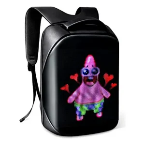 MOCHILA LED CON CARGADOR INALAMBRICO INCLUIDO