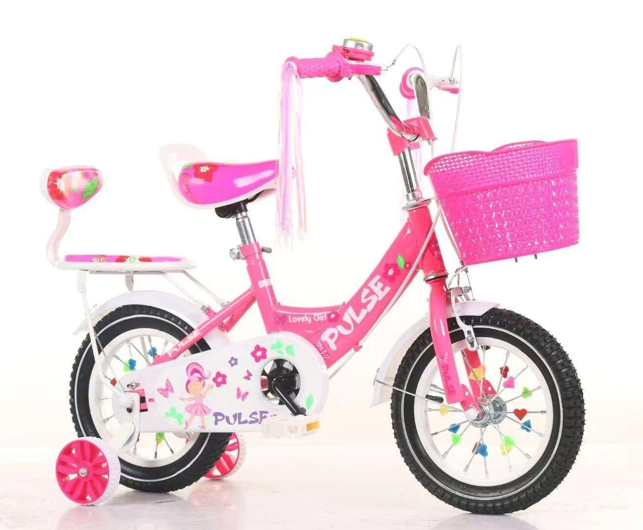 BICICLETA LOVELY GIRL ARO 16 FUCSIA